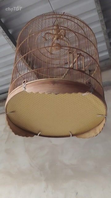 Lồng chim tre mây lớn 50x55cm. Mua bán Phụ kiện, Thức ăn, Dịch vụ tại Thị xã Bến Cát Bình Dương được đăng bởi Phạm Hải Dương hình 1