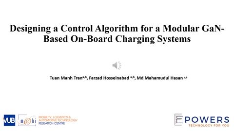 Control Algorithm for a Modular GaN-Based Charging System