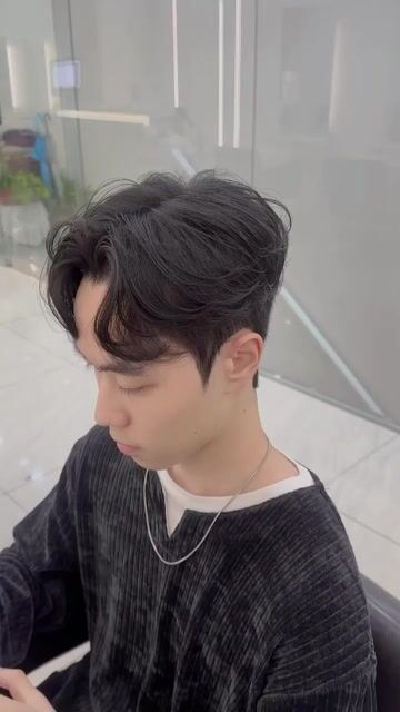 男士燙髮作品｜輪廓收乾淨