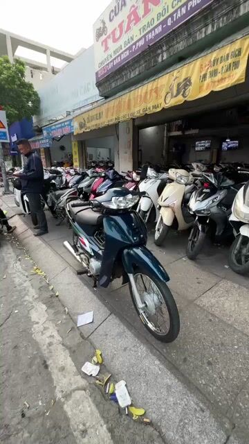 Honda Wave Alpha 2002 Xanh đã sử dụng. Mua bán Xe máy tại Quận Tân Phú Tp Hồ Chí Minh được đăng bởi Tuanduy hình 1