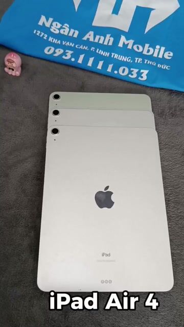 Ipad Air 4 64GB bản Wifi 98% 99% 5 màu. Mua bán Máy tính bảng tại Thành phố Thủ Đức Tp Hồ Chí Minh được đăng bởi Ngân anh mobile hình 1