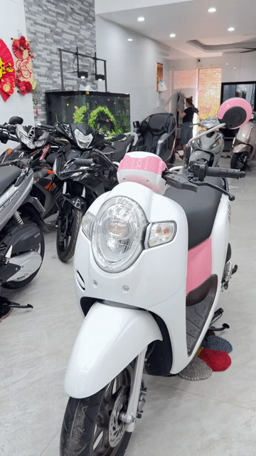 Honda Scoopy 2019 Trắng hồng. Mua bán Xe máy tại Quận Thanh Khê Đà Nẵng được đăng bởi Thành Đại   hình 1