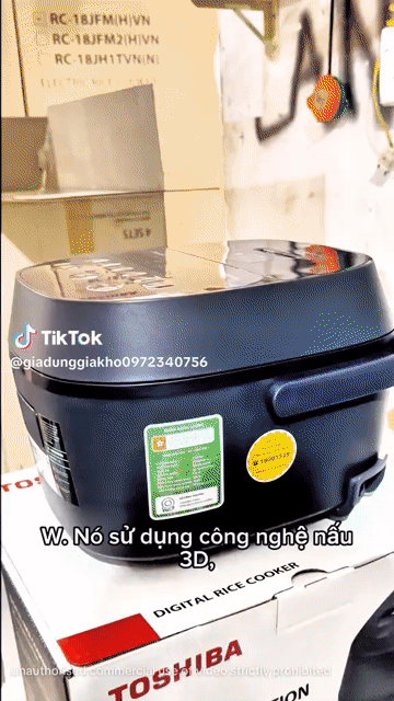 Nồi cơm điện Toshiba RC-10DR5UVN(H) 1 lít. Mua bán Bếp, lò, đồ điện nhà bếp tại Thành phố Tân An Long An được đăng bởi Ngọc Hân hình 1
