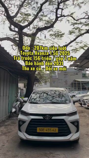 Toyota Avanza 1.5G 2025 trắng 207km. Mua bán Ô tô tại Quận Tân Phú Tp Hồ Chí Minh được đăng bởi Lê Tấn Dũ hình 1