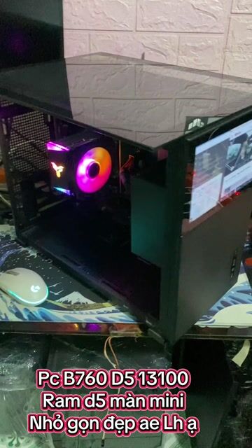 Pc B760 D5 13100 có gpu ram d5 8gb ae game nhẹ. Mua bán Máy tính để bàn tại Thành phố Thuận An Bình Dương được đăng bởi Vi Tính Phát Tài hình 1