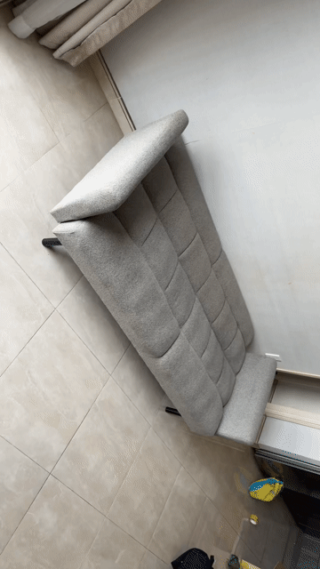 Ghế sofa giường Vải nỉ Xám - 200x87x79cm. Mua bán Bàn ghế tại Quận Tân Phú Tp Hồ Chí Minh được đăng bởi Tiến nguyễn  hình 1