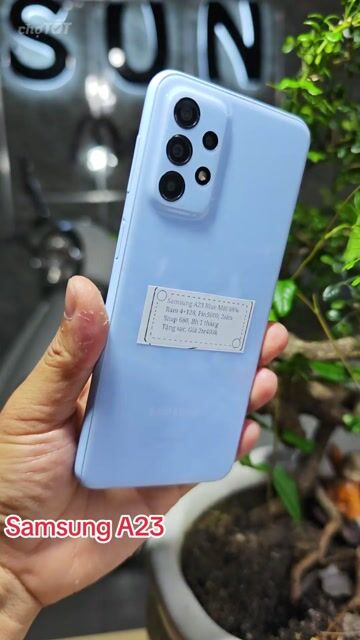 Samsung A23 Blue R4+128 Snap680 Pin5000 Zin . Mua bán Điện thoại tại Huyện Trảng Bàng Tây Ninh được đăng bởi Sun Mobile Shop Điện Thoại Trảng Bàng Tây Ninh 01 hình 1