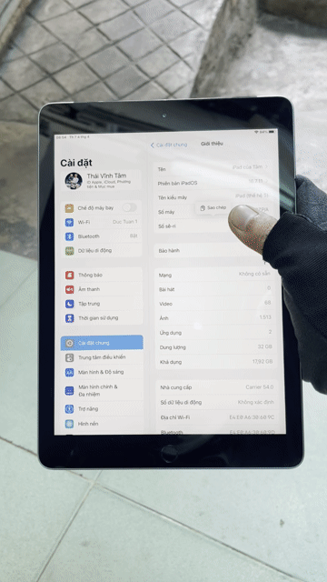 Dư dùng pass nhanh Ipad Gen 5 32gb 4G/Wifi. Mua bán Máy tính bảng tại Thành phố Buôn Ma Thuột Đắk Lắk được đăng bởi Tâm hình 1