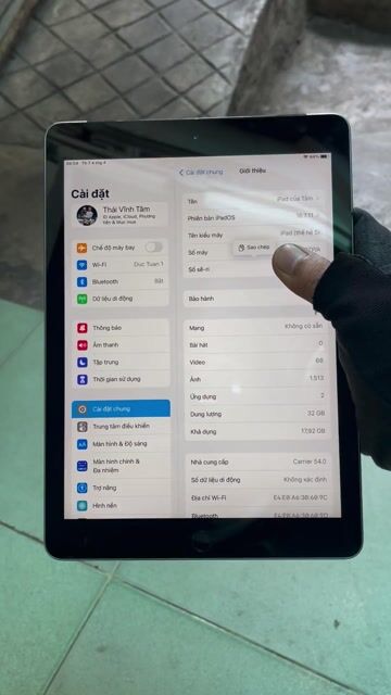 Dư dùng pass nhanh Ipad Gen 5 32gb 4G/Wifi. Mua bán Máy tính bảng tại Thành phố Buôn Ma Thuột Đắk Lắk được đăng bởi Tâm hình 1