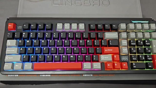 Bàn phím cơ LINGBAO K98 Đen đỏ. Mua bán Phụ kiện (Màn hình, Chuột...) tại Huyện Châu Thành Sóc Trăng được đăng bởi Đại hình 1