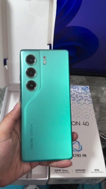 TECNO CAMON 40 128GB Xanh lá Như mới. Mua bán Điện thoại tại Quận Tân Phú Tp Hồ Chí Minh được đăng bởi Duyên Duyên hình 1