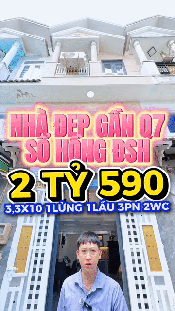 Mua bán Nhà ở Huyện Nhà Bè Tp Hồ Chí Minh diện tích 33 m² giá 2,59 tỷ