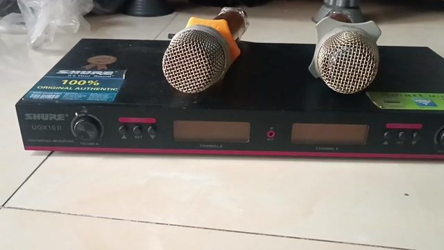 Micro không dây Shure UGX10 II. Mua bán Tivi, Âm thanh tại Huyện Thái Thụy Thái Bình được đăng bởi ninh kiên hình 1