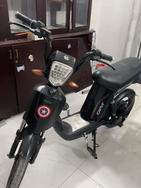 Xe đạp điện Pega Cap AS Đen. Mua bán Xe đạp tại Huyện Hóc Môn Tp Hồ Chí Minh được đăng bởi Nguyễn Thị Ý Thơ hình 1