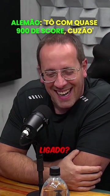 ALEMÃO: 'TÔ COM QUASE 900 DE SCORE, CUZÃO' #acf #alemaodacaravan #podcast #resenha