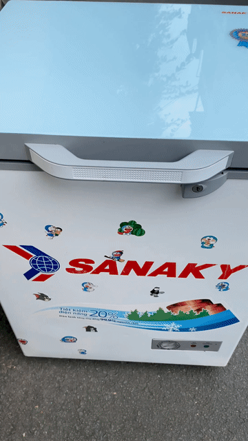 Tủ đông Sanaky 100L Trắng. Mua bán Tủ lạnh tại Quận Gò Vấp Tp Hồ Chí Minh được đăng bởi  Điện Máy Thanh Lý hình 1