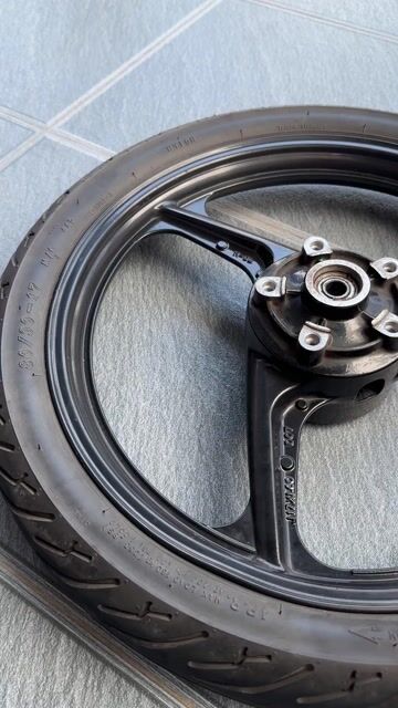 Mâm xe 3 đao kèm vỏ Exciter 150. Mua bán Phụ tùng xe tại Huyện Mỹ Xuyên Sóc Trăng được đăng bởi Minh Phạm hình 1