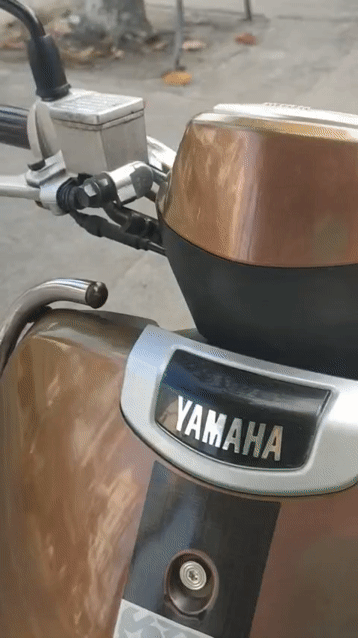Yamaha Cuxi màu Nâu. Mua bán Xe máy tại Thành phố Dĩ An Bình Dương được đăng bởi Cửa hàng xe máy Anh Khoa  hình 1