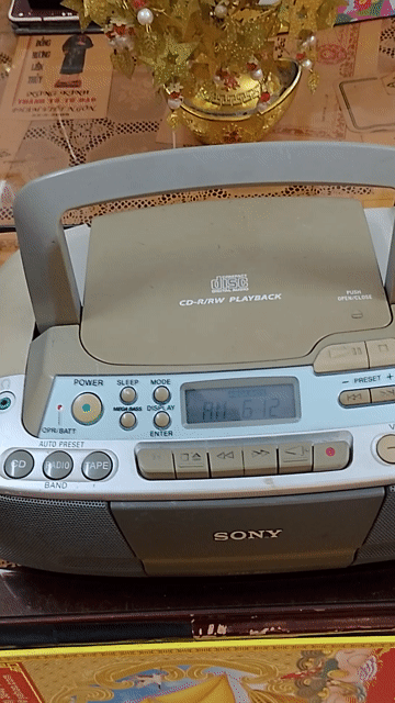 Radio cd tape SONY CFD-S01 zin tem tốt đẹp 220v. Mua bán Tivi, Âm thanh tại Quận Tân Bình Tp Hồ Chí Minh được đăng bởi AHuy hình 1