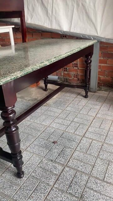 Bàn Đá  170x80x80cm. Mua bán Bàn ghế tại Thành phố Tây Ninh Tây Ninh được đăng bởi  Ngân Gỗ TN  hình 1