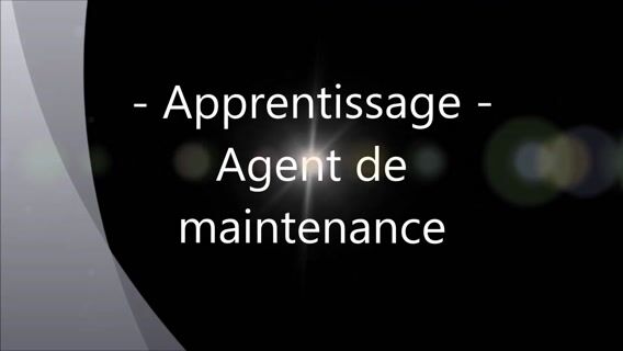 Apprentissage - Agent de maintenance