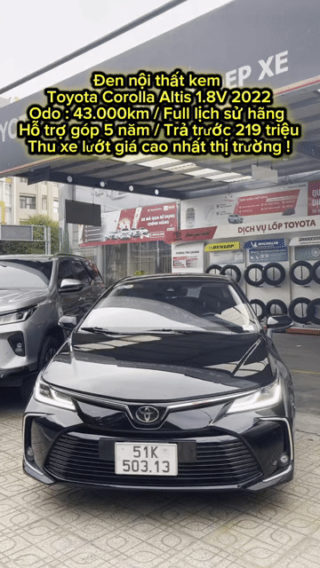 Toyota Corolla Altis 1.8V 2022 / 1 chủ từ đầu. Mua bán Ô tô tại Quận Tân Phú Tp Hồ Chí Minh được đăng bởi Lê Tấn Dũ hình 1