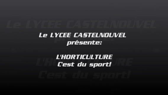 L'horticulture c'est du sport