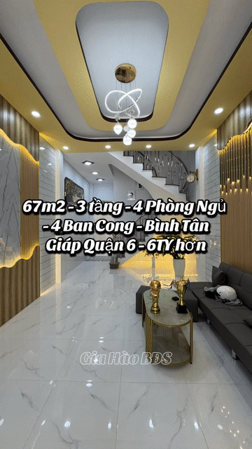Mua bán Nhà ở Quận Bình Tân Tp Hồ Chí Minh diện tích 67 m² giá 6,85 tỷ