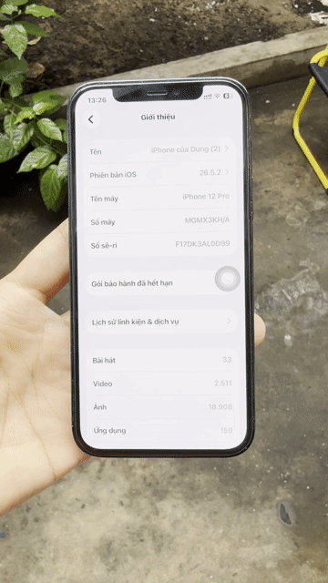 iPhone 12 Pro 512GB Xanh Đã thay pin. Mua bán Điện thoại tại Thành phố Trà Vinh Trà Vinh được đăng bởi Phương Thuỳ hình 1