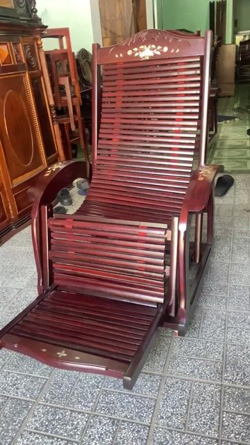 Ghế thư giãn Gỗ căm xe. Mua bán Bàn ghế tại Thành phố Tây Ninh Tây Ninh được đăng bởi  Ngân Gỗ Tây Ninh  hình 1