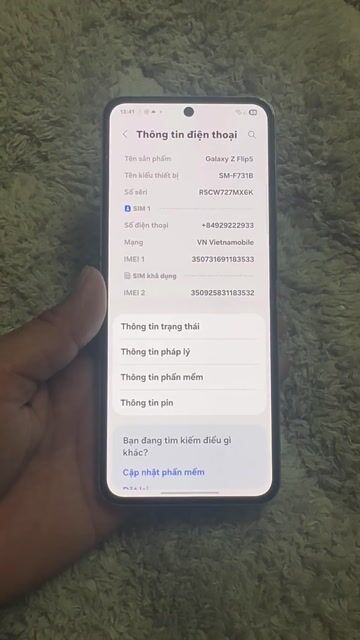 Zflip 5 . 8/512 có GL. Mua bán Điện thoại tại Quận Thanh Xuân Hà Nội được đăng bởi Tuấn hình 1