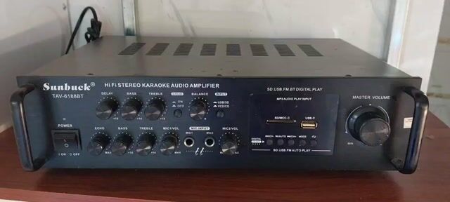 Amply karaoke Sunbuck AV-618BT Bluetooth Đen. Mua bán Tivi, Âm thanh tại Huyện Châu Thành A Hậu Giang được đăng bởi Trần hồng liêu hình 1