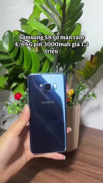Samsung S8 64GB Xanh Vỡ màn. Mua bán Điện thoại tại Quận Hà Đông Hà Nội được đăng bởi Điện Thoại Cũ  hình 1