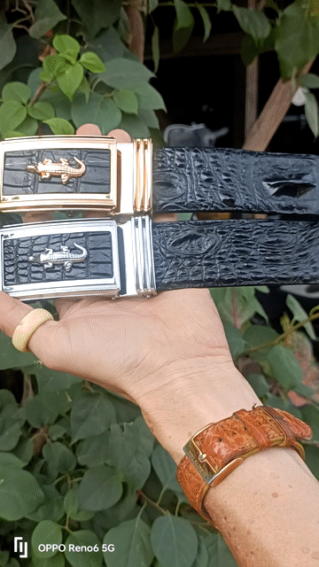 Dây lưng liền gai da cá sấu 4cm sale đại lễ. Mua bán Phụ kiện thời trang khác tại Huyện An Phú An Giang được đăng bởi THẮNG ĐỒ DA hình 1