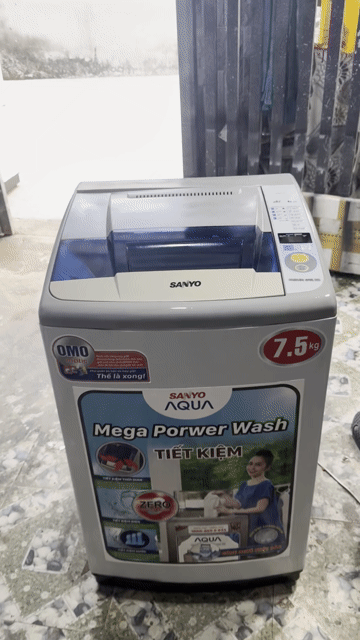 Máy giặt Sanyo 7.5kg. Mua bán Máy giặt tại Quận Bình Thuỷ Cần Thơ được đăng bởi Máy Giặt Sinh Viên hình 1