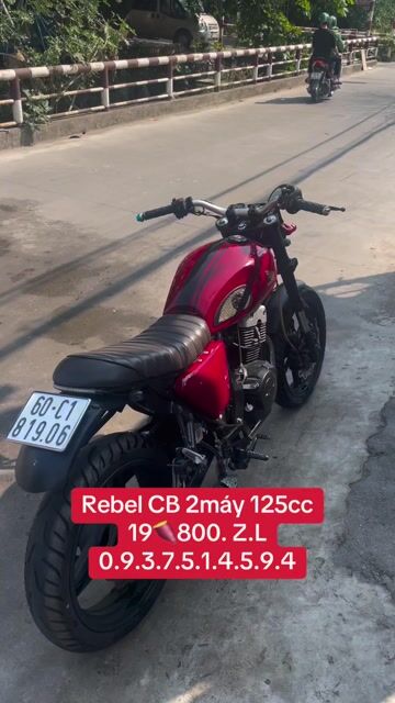 Moto Rebel 2 máy 125cc biển 60. Mua bán Xe máy tại Quận Bình Tân Tp Hồ Chí Minh được đăng bởi Nguyễn Trần Khắc Trường hình 1