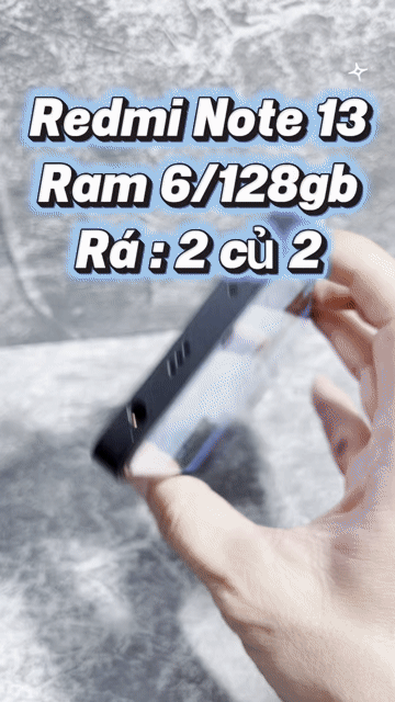 Xiaomi Redmi Note 13 128GB Đen. Mua bán Điện thoại tại Quận 4 Tp Hồ Chí Minh được đăng bởi Tuấn hình 1