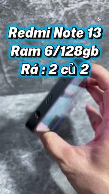 Xiaomi Redmi Note 13 128GB Đen. Mua bán Điện thoại tại Quận 4 Tp Hồ Chí Minh được đăng bởi Tuấn hình 1