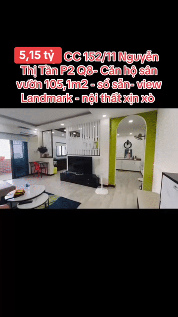 Mua bán Căn hộ Chung cư Quận 8 Tp Hồ Chí Minh diện tích 105.1998 m² giá 5,15 tỷ