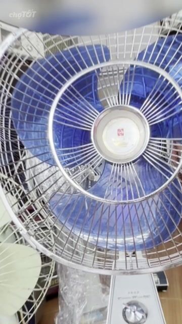 Quạt bàn National Trắng, xanh Kim loại, nhựa 220V. Mua bán Quạt tại Thành phố Hải Dương Hải Dương được đăng bởi hồ văn út  hình 1
