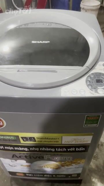 Máy giặt Sharp 8.2kg cửa trên Xám. Mua bán Máy giặt tại Quận Cái Răng Cần Thơ được đăng bởi Cửa Hàng Điện Máy Điện Lạnh Gia Bảo hình 1