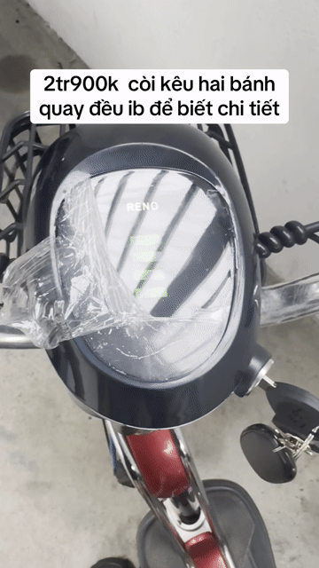 Xe đạp điện màu Đỏ. Mua bán Xe đạp tại Quận Ngũ Hành Sơn Đà Nẵng được đăng bởi Nguyễn Văn Anh hình 1