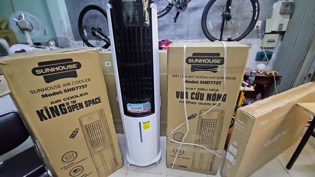 Quạt điều hòa SUNHOUSE SHD7737 220w,45L MỚI,GIÁ RẺ. Mua bán Quạt tại Quận 3 Tp Hồ Chí Minh được đăng bởi Thảo Ly hình 1