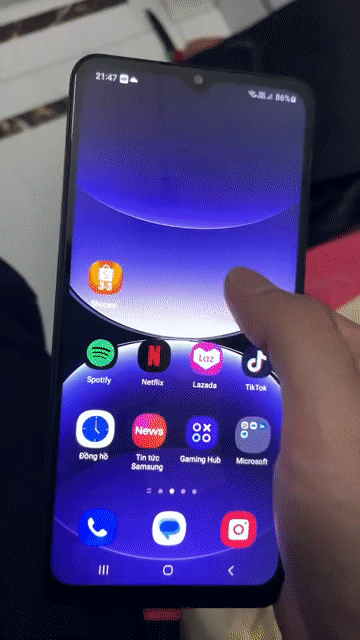 Samsung Galaxy M12 Xanh. Mua bán Điện thoại tại Quận Cầu Giấy Hà Nội được đăng bởi Huy Vũ hình 1
