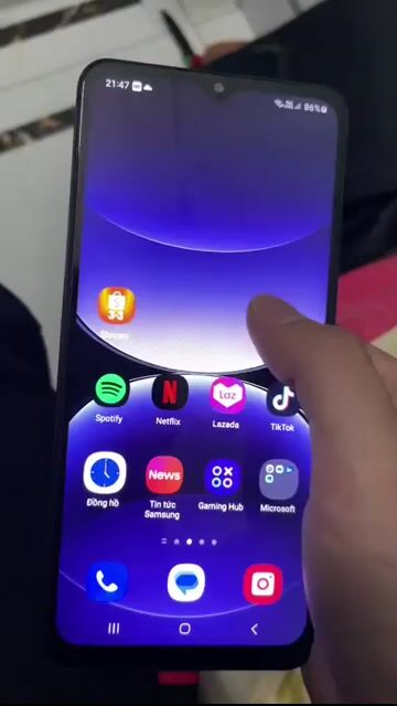 Samsung Galaxy M12 Xanh. Mua bán Điện thoại tại Quận Cầu Giấy Hà Nội được đăng bởi Huy Vũ hình 1
