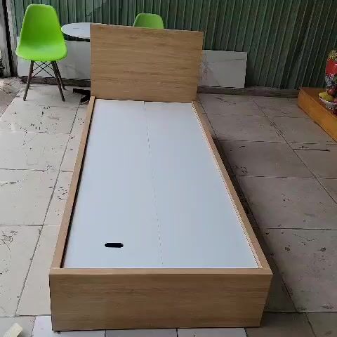 Giường đơn Gỗ MDF Chống ẩm Vân gỗ Trắng tồn kho. Mua bán Giường, chăn ga gối nệm tại Quận Bình Thạnh Tp Hồ Chí Minh được đăng bởi Kho Nội thất Cũ Mới Phú Nhàn hình 1