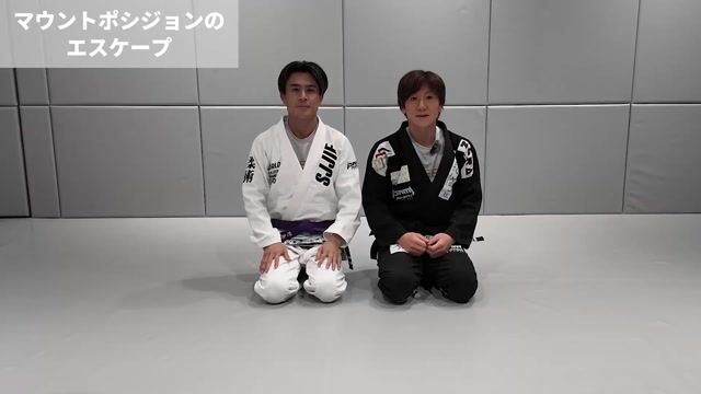 マウントポジションのエスケープ