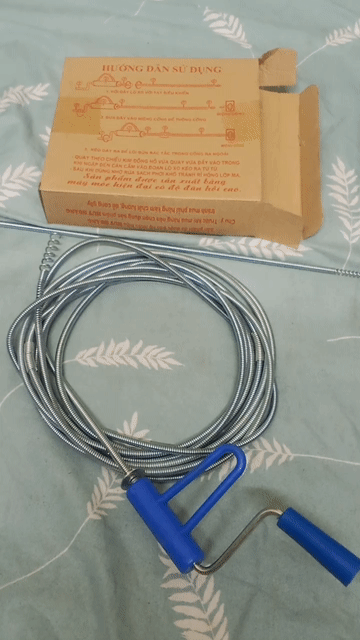 Dây Lò Xo Thông Tắc Cống 5M Mới. Mua bán Thiết bị vệ sinh, nhà tắm tại Quận Thanh Xuân Hà Nội được đăng bởi Đồ Cũ hình 1