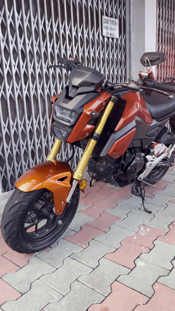 Honda MSX 125 32k km Đỏ cam. Mua bán Xe máy tại Huyện Hóc Môn Tp Hồ Chí Minh được đăng bởi DT MOTO hình 1