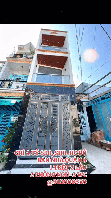 Mua bán Nhà ở Quận 8 Tp Hồ Chí Minh diện tích 37.0999 m² giá 4,85 tỷ